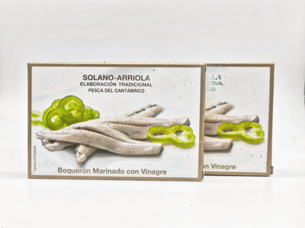 Boquerones en vinagre Solano Arriola - Conserva gourmet en lata premium