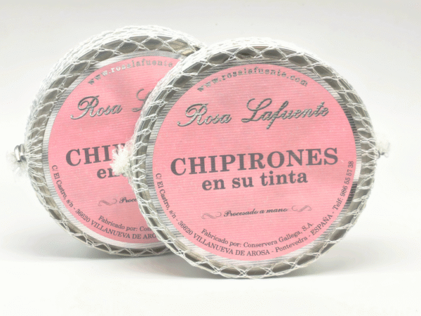 Lata de Chipirones en su Tinta Rosa Lafuente - Conserva Gourmet Premium del Cantábrico