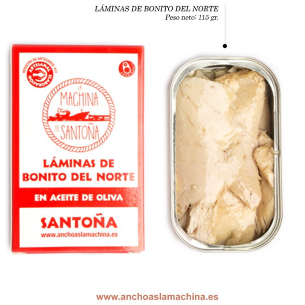 Láminas de Bonito del Norte La Machina