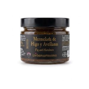 Mermelada de Higo con Avellanas Liébanartesana en tarro de cristal