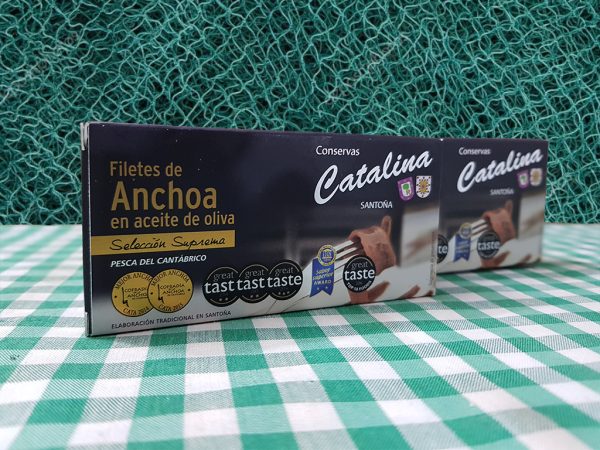 Anchoas de santoña en aceite Catalina