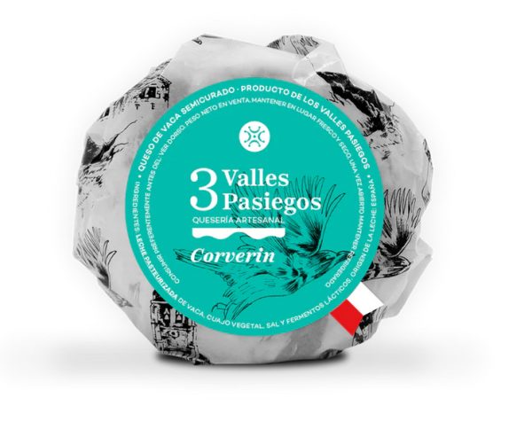 Queso artesano Corverin de tres valles pasiegos