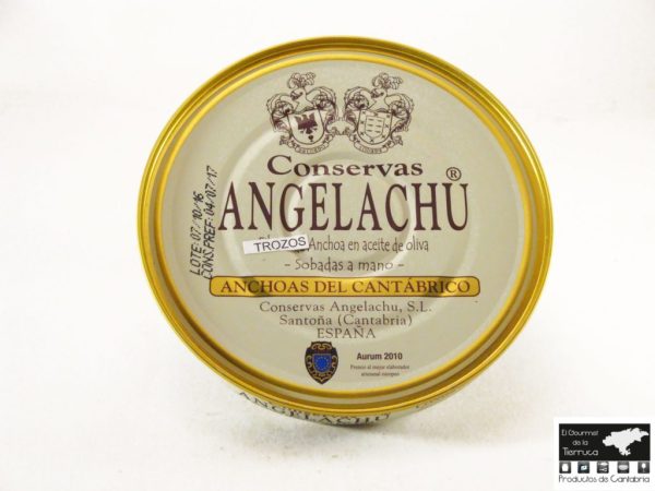 Lata de trozos de Anchoa Angelachu